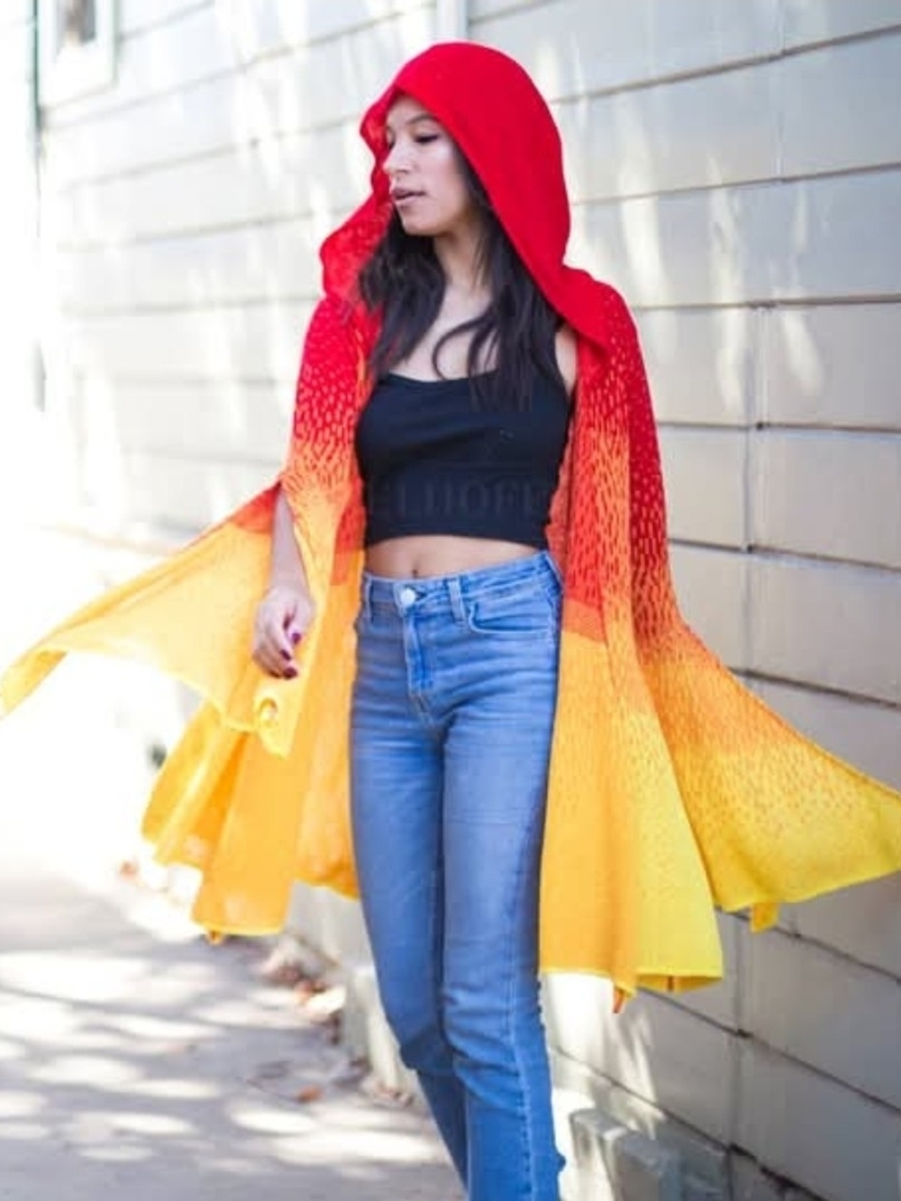 Galactic Sunset Hooded Cardigan S/M